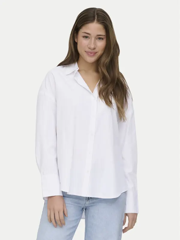 Only ONLY Košulja Oregon 15367554 Bijela Regular Fit