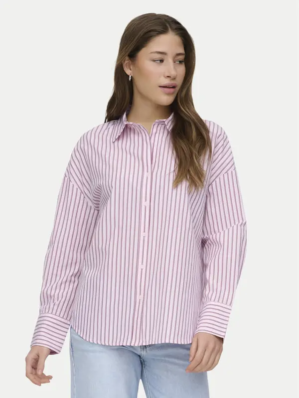 Only ONLY Košulja Oregon 15367554 Ružičasta Regular Fit