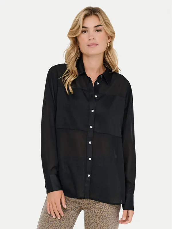 Only ONLY Košulja Star 15360299 Crna Regular Fit