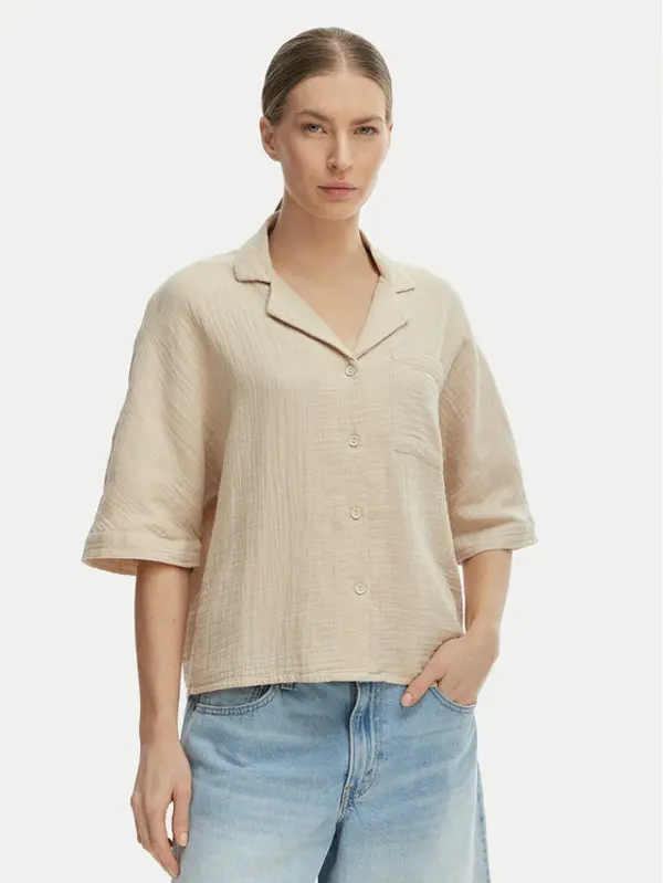 Only ONLY Košulja Thyra 15267839 Bež Regular Fit