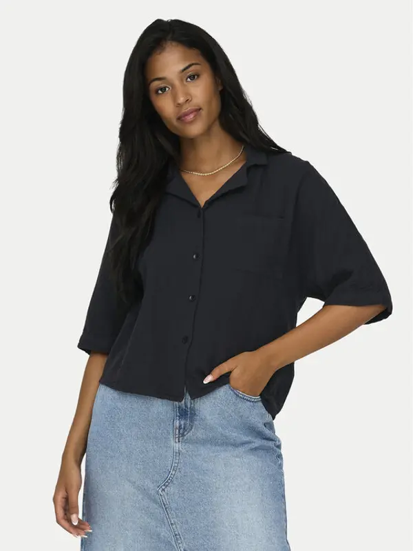 Only ONLY Košulja Thyra 15267839 Crna Regular Fit