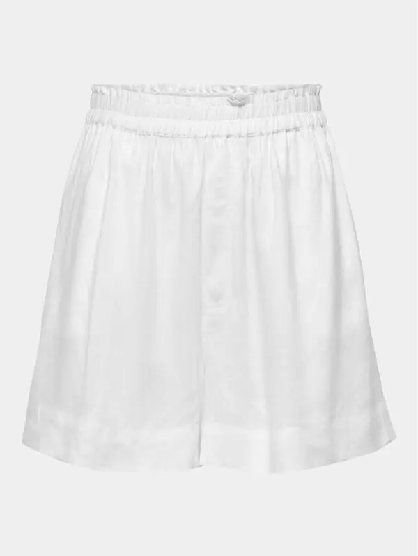 Only ONLY Kratke hlače 15259587 Bijela Regular Fit