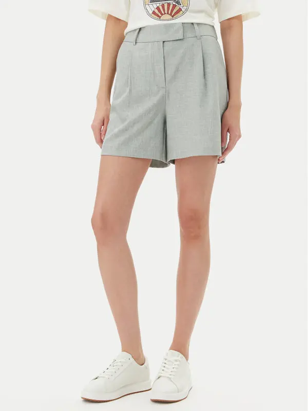 Only ONLY Kratke hlače Linda 15283727 Siva Wide Leg