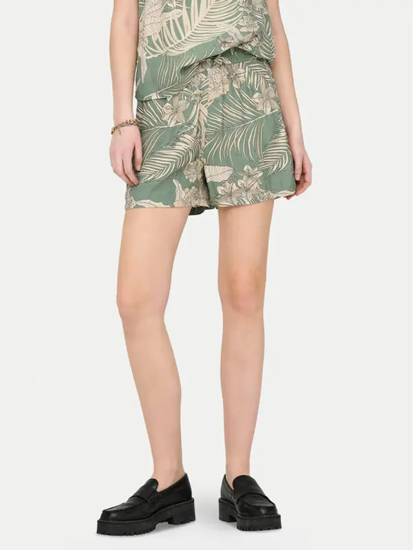 Only ONLY Kratke hlače Palina 15324504 Zelena Regular Fit