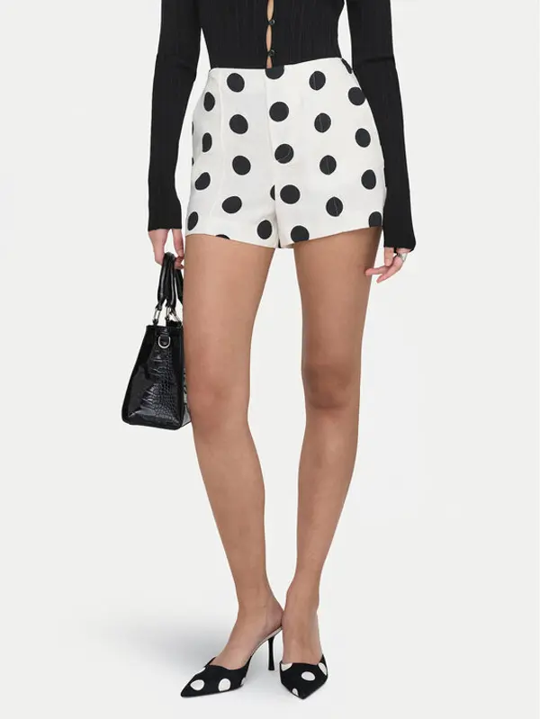 Only ONLY Kratke hlače Viesta 15375013 Bijela Regular Fit