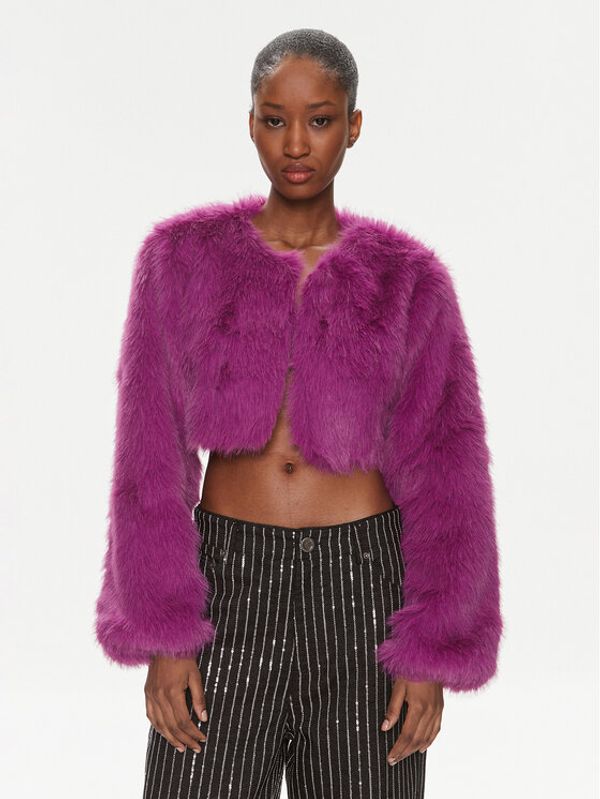 ONLY ONLY Krzno 15305755 Ljubičasta Regular Fit