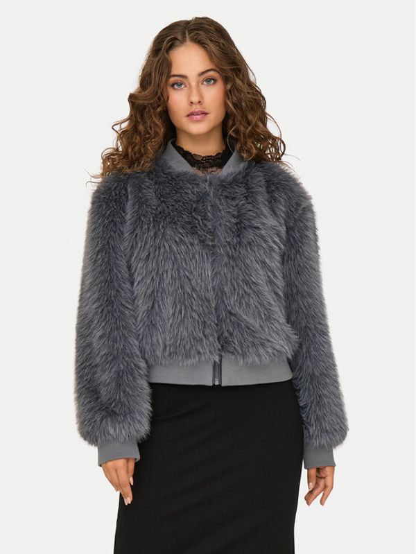 ONLY ONLY Krzno Manny 15322405 Siva Regular Fit