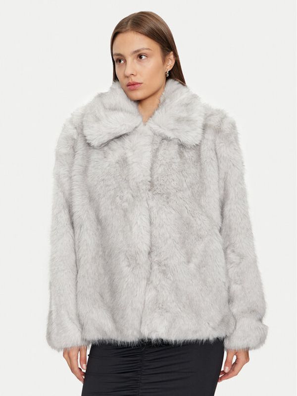 ONLY ONLY Krzno Rubina 15325924 Siva Regular Fit