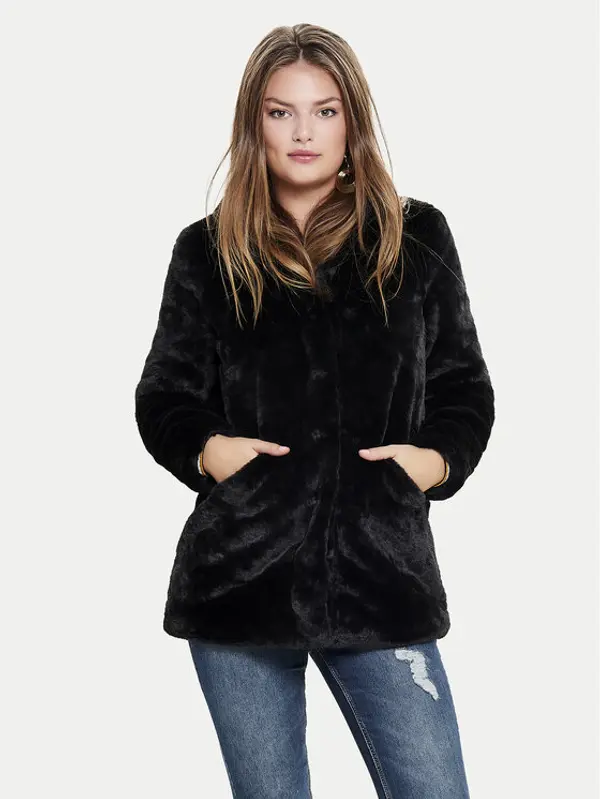Only ONLY Krzno Vida 15164600 Crna Regular Fit