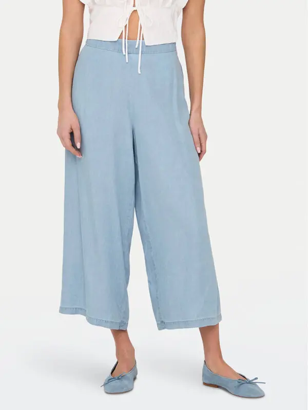 Only ONLY Kulot Charis 15337936 Plava Wide Leg