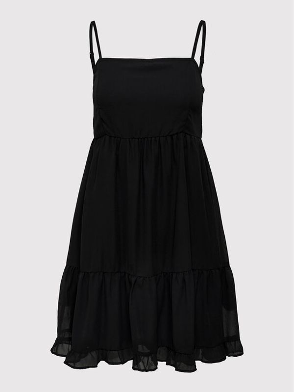 ONLY ONLY Ljetna haljina Ann 15262379 Crna Regular Fit
