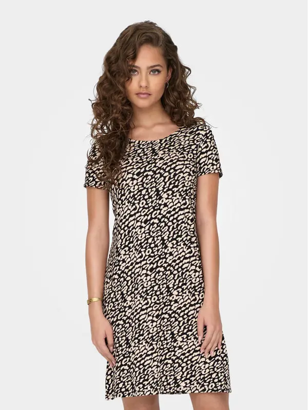 Only ONLY Ljetna haljina Bera 15131237 Crna Regular Fit