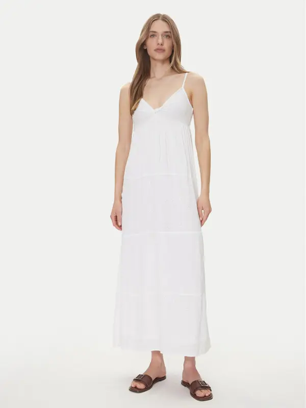 Only ONLY Ljetna haljina Chiara 15346832 Bijela Regular Fit