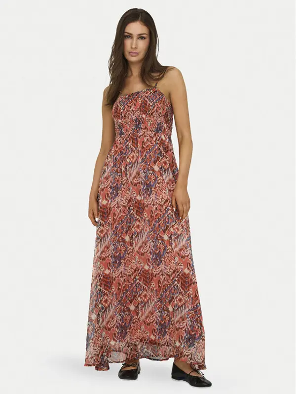 Only ONLY Ljetna haljina Elena 15352634 Narančasta Regular Fit