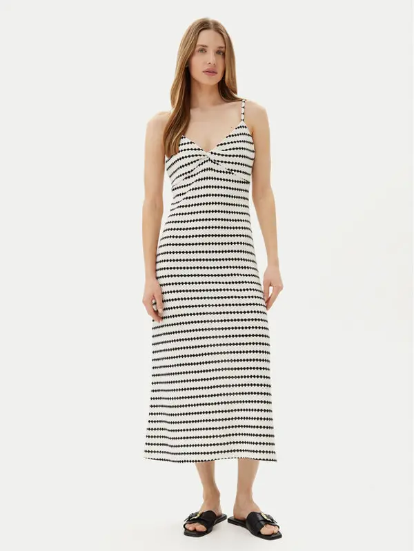 Only ONLY Ljetna haljina Eva 15346296 Écru Regular Fit