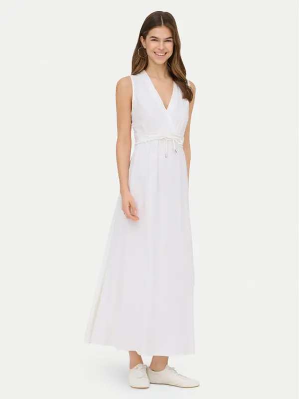 Only ONLY Ljetna haljina Goa 15363694 Bijela Regular Fit