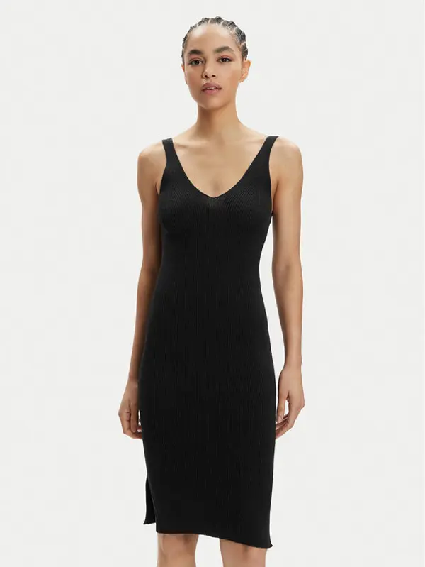 Only ONLY Ljetna haljina Lina 15286410 Crna Slim Fit