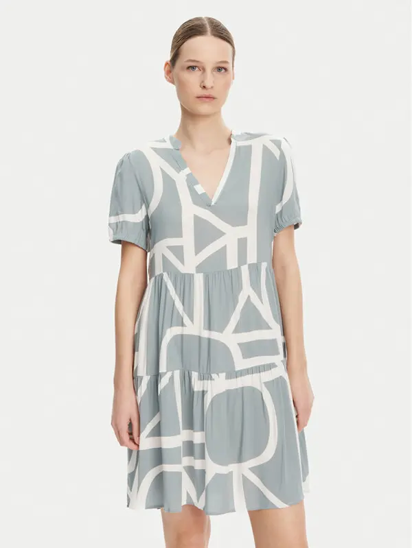 Only ONLY Ljetna haljina Nova 15222215 Zelena Regular Fit