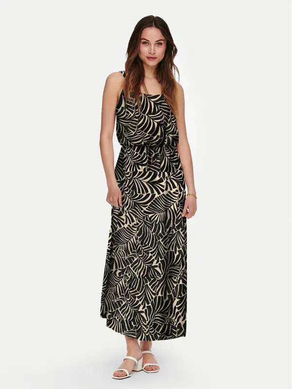 Only ONLY Ljetna haljina Nova 15222217 Crna Regular Fit