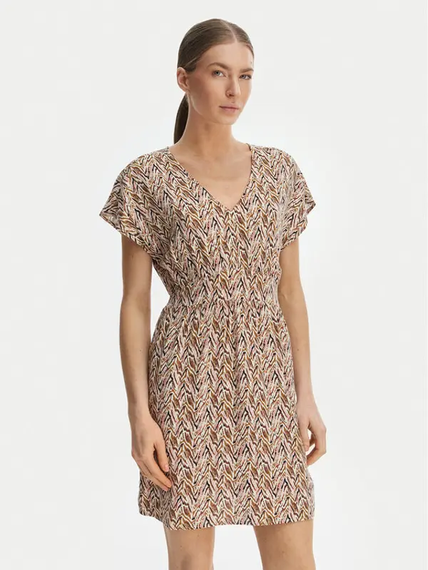 Only ONLY Ljetna haljina Nova 15342707 Tamno bež Regular Fit