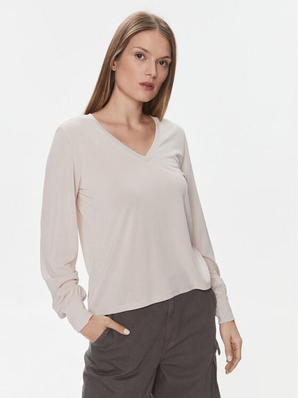 ONLY ONLY Majica 15310209 Écru Regular Fit