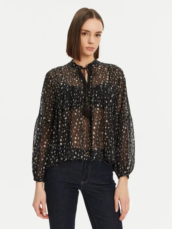 Only ONLY Majica Aida 15283695 Crna Loose Fit