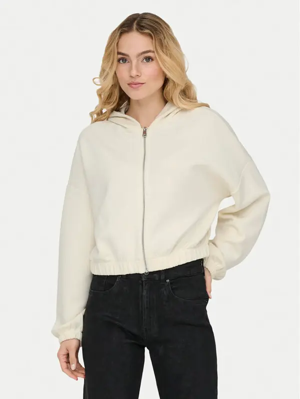Only ONLY Majica dugih rukava Scarlett 15346449 Écru Regular Fit