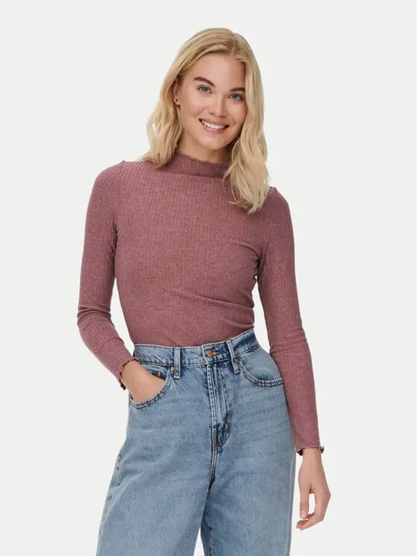 Only ONLY Majica Emma 15180040 Ružičasta Slim Fit