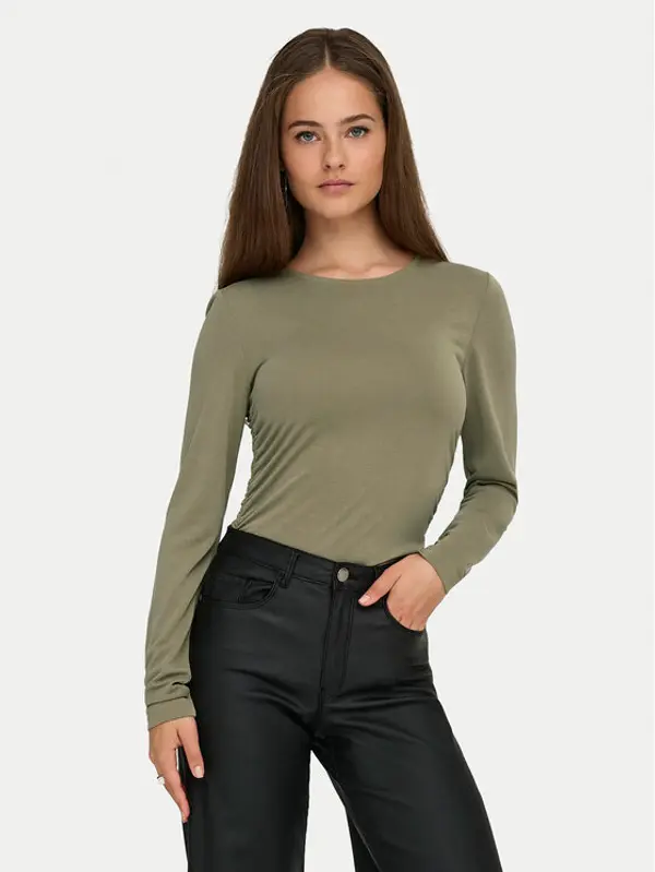 Only ONLY Majica Free Life 15365605 Zelena Regular Fit