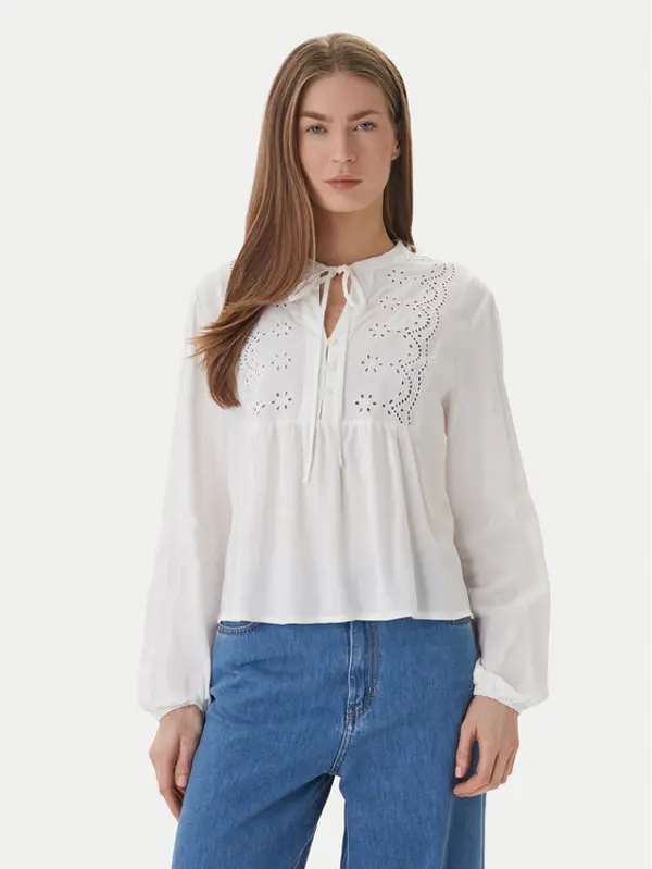 Only ONLY Majica Lennyo 15366732 Bijela Regular Fit