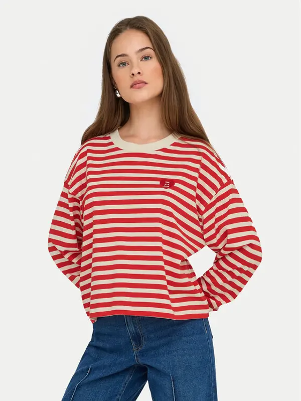 Only ONLY Majica Livina 15359682 Crvena Regular Fit