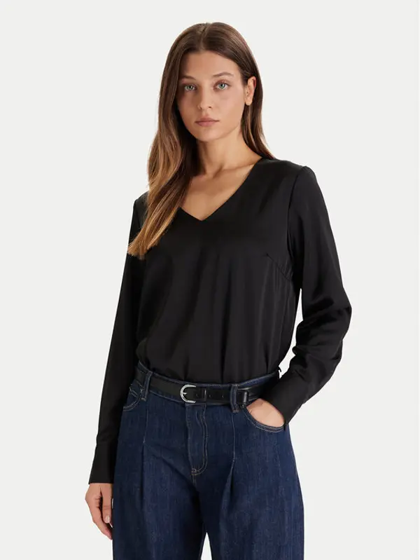 Only ONLY Majica Mika 15361191 Crna Regular Fit