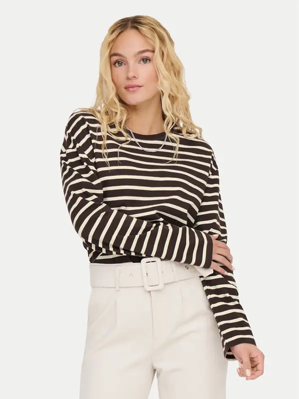 Only ONLY Majica New Soph 15337134 Smeđa Regular Fit