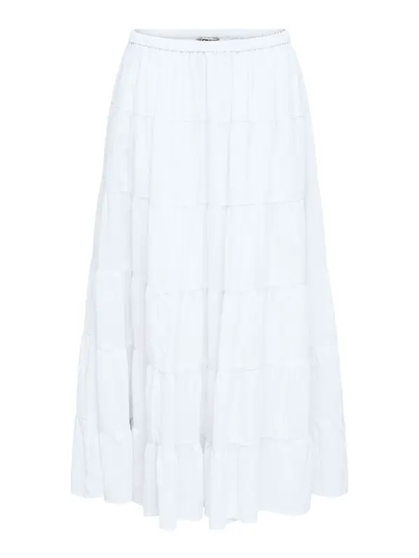 Only ONLY Maxi suknja Kelly  15374229 Bijela Regular Fit