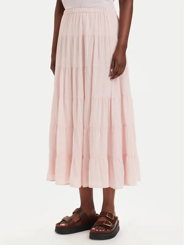 Only ONLY Maxi suknja Kelly 15374229 Svijetlo roza A-Line Fit