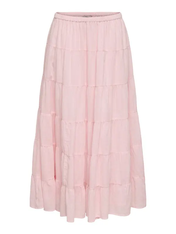 Only ONLY Maxi suknja Kelly 15374229 Svijetlo roza A-Line Fit