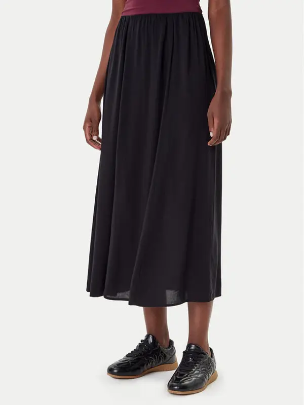 Only ONLY Maxi suknja Nova 15357477 Crna Regular Fit