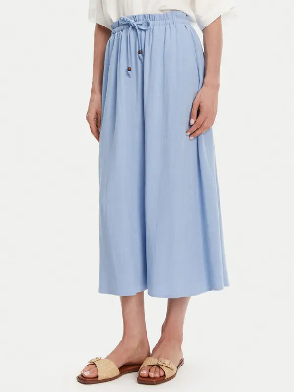 Only ONLY Midi suknja Solvi 15338678 Svijetloplava Regular Fit