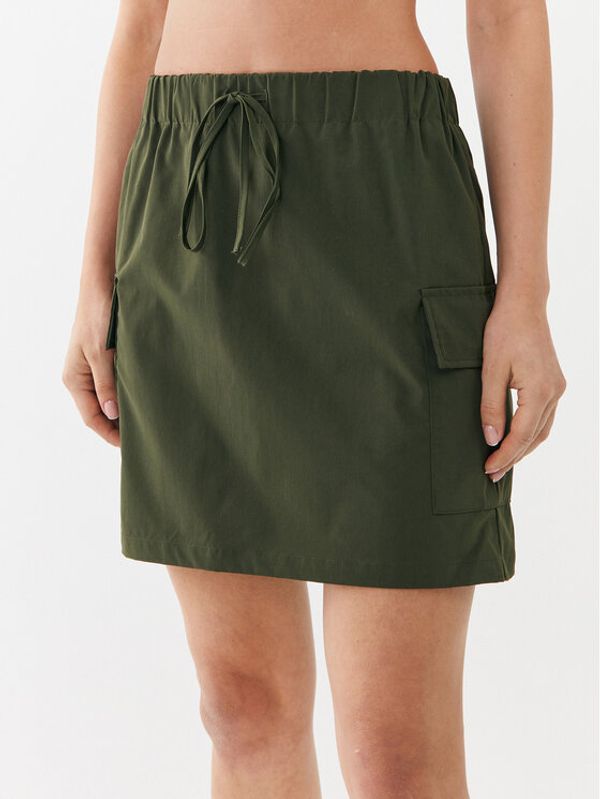 ONLY ONLY Mini suknja 15302726 Zelena Regular Fit