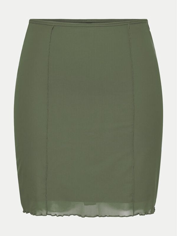 ONLY ONLY Mini suknja 15315816 Zelena Regular Fit