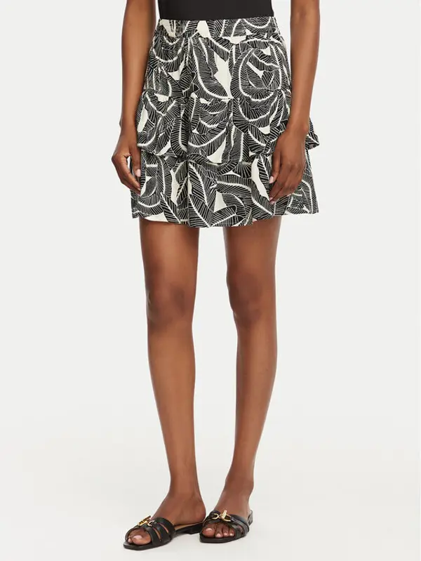 Only ONLY Mini suknja Nova 15372459 Tamno siva Regular Fit