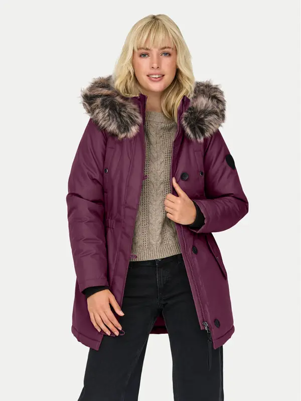 Only ONLY Parka Iris 15304625 Ružičasta Regular Fit