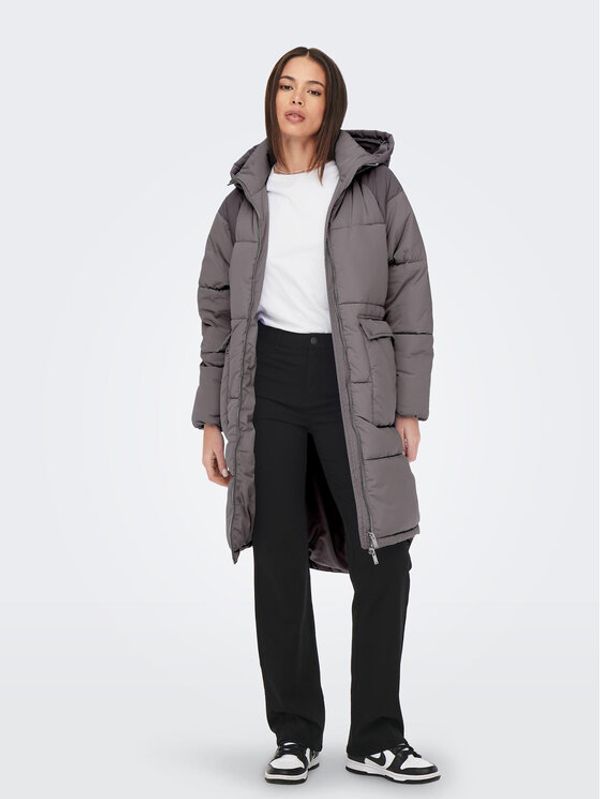 ONLY ONLY Pernata jakna 15160167 Siva Relaxed Fit