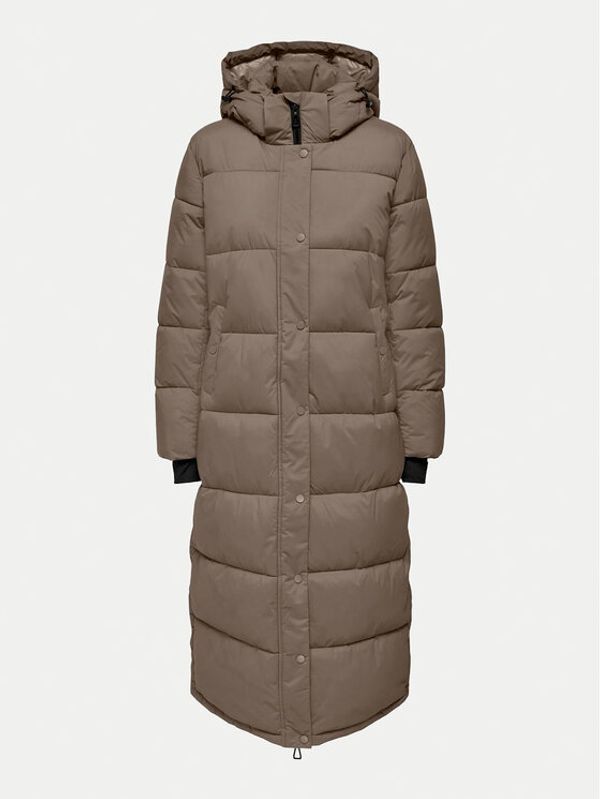 ONLY ONLY Pernata jakna 15287913 Smeđa Regular Fit