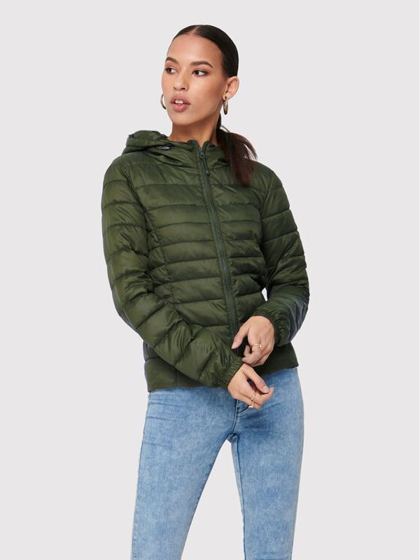 ONLY ONLY Pernata jakna Tahoe 15156569 Zelena Regular Fit