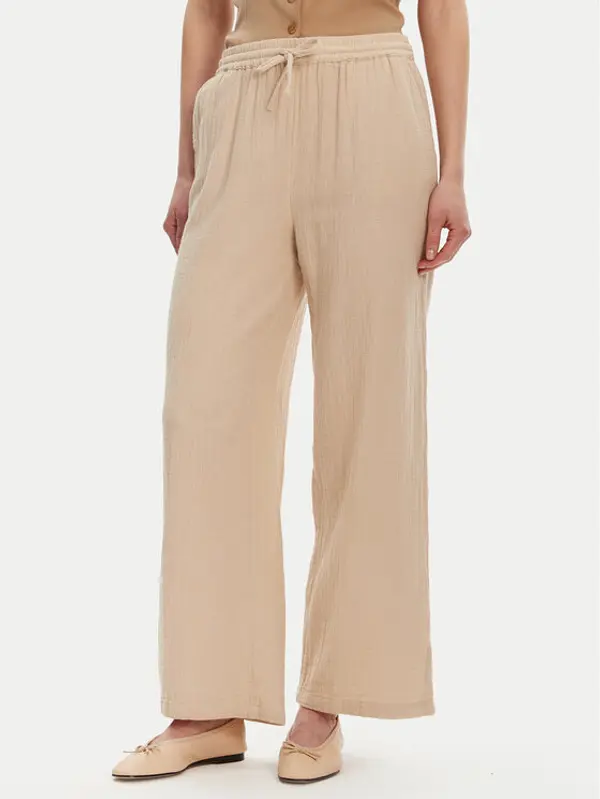 Only ONLY Pletene hlače Thyra 15296375 Bež Comfort Fit