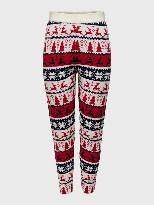 ONLY ONLY Pletene hlače Xmas 15272171 Šarena Regular Fit
