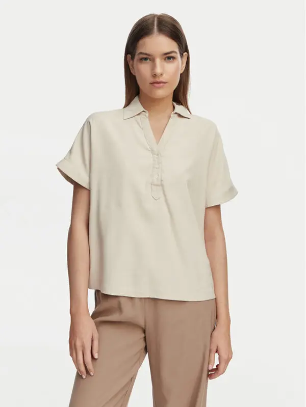 Only ONLY Polo Aris 15364279 Bež Loose Fit