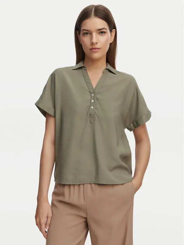 Only ONLY Polo Aris 15364279 Zelena Loose Fit