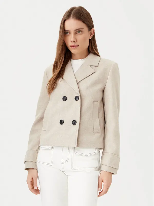 Only ONLY Prijelazna jakna Freja 15320983 Bež Regular Fit
